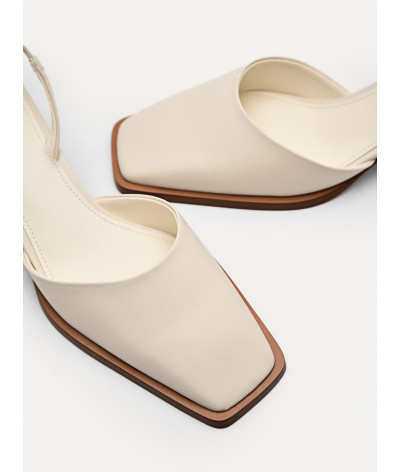 Heel Slingback Sandals.