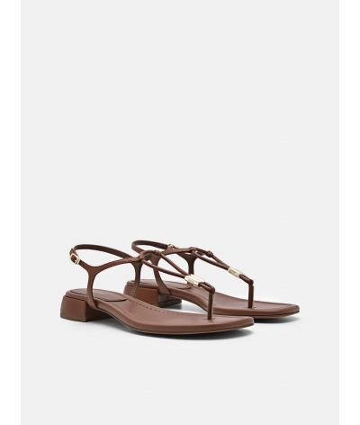Slingback Thong Sandals