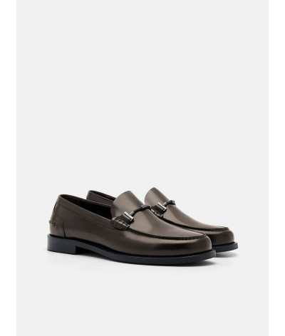 Leather Horsebit Loafers...
