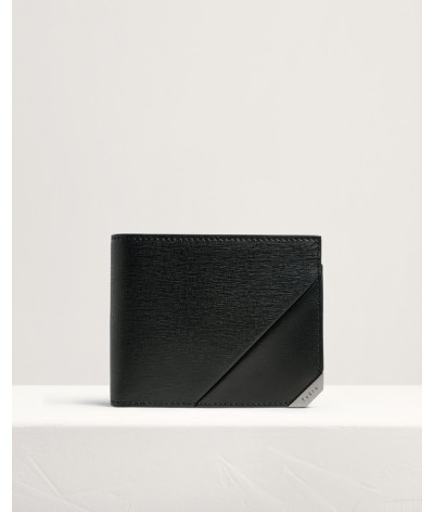 Embossed Leather Bi-Fold Wallet..